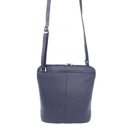 Baron Paris Leather Handbag Navy