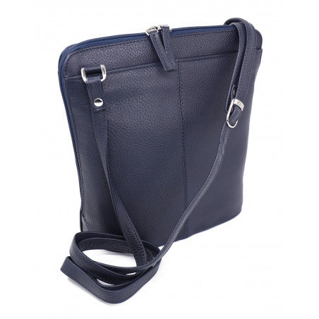 Baron Paris Leather Handbag Navy