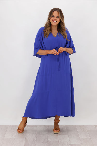 BETTY BASICS SAINT LUCIA DRESS - Deco Blue