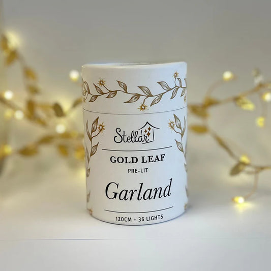 Gold Garland Fabric Seed Light