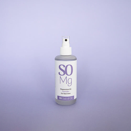 SO Lavender Magnesium Oil Spray Glass Bottle 150g