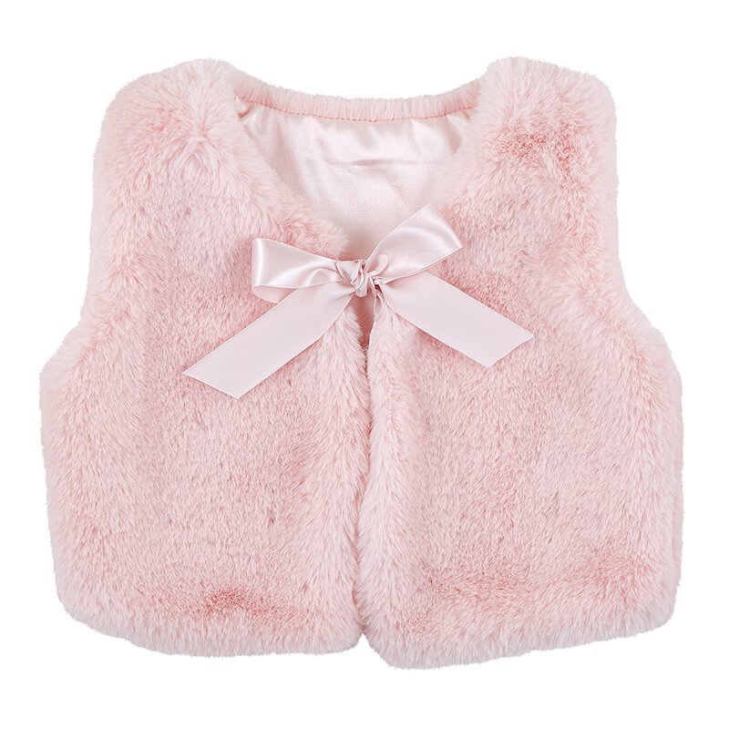 Fur Vest - Pink