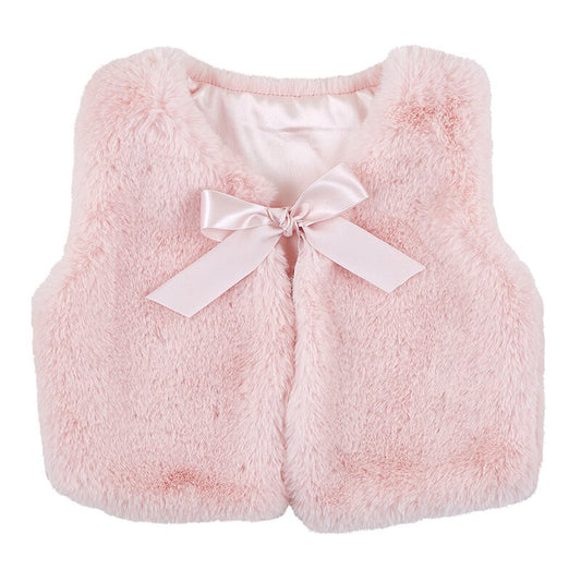 Fur Vest - Pink