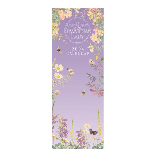 The Country Diary of An Edwardian Lady Slim Wall Calendar