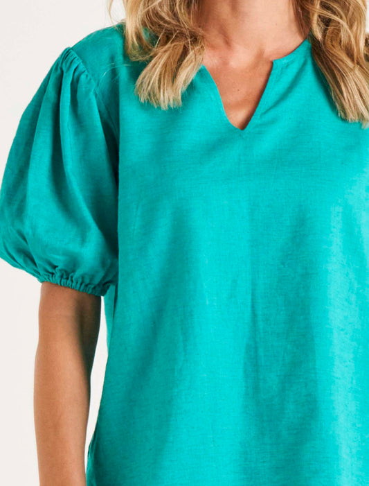 Betty Basics | Alba Blouse Teal