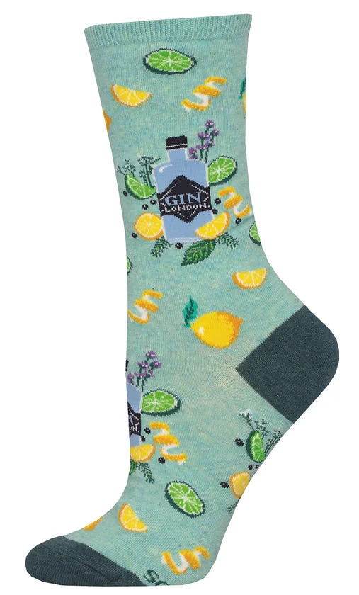 Socksmith Ladies | Gin to win mint