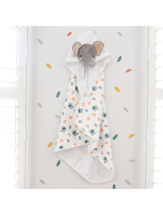 Baby Elephant Hooded Towel