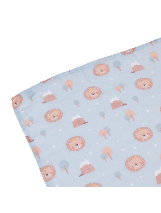 Baby Lion Muslin Wrap