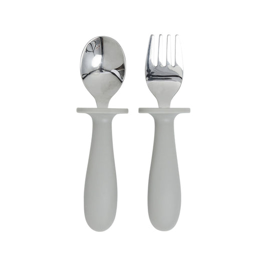 Baby Elephant Silicone Cutlery Set