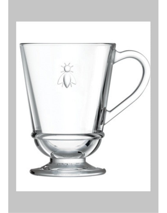 Glass Bee Mug