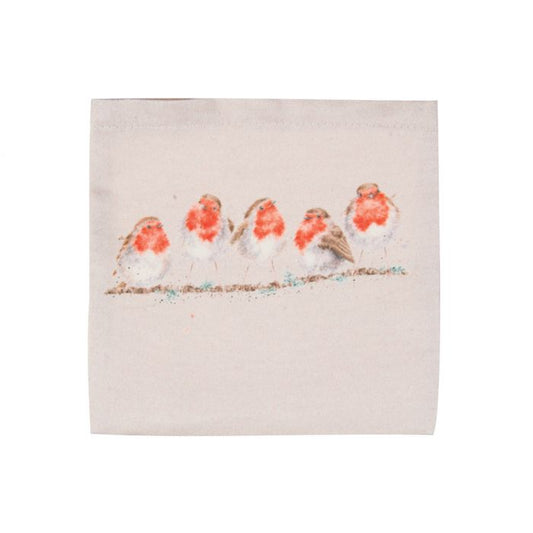 Wrendale 'Jolly Robin' Robin Foldable Shopper Bag