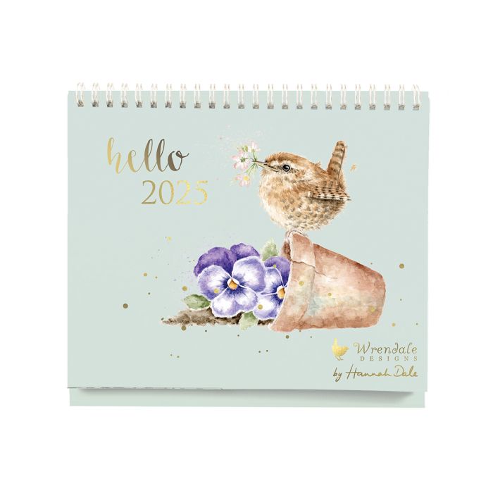 Hello Desk Calendar 2025