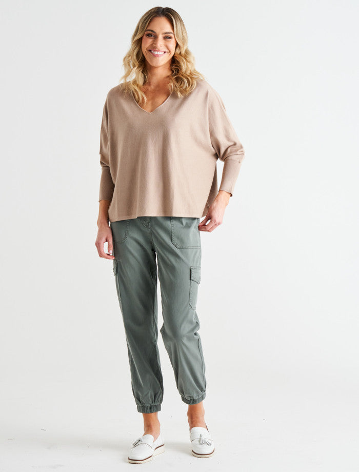 Canterbury Lyocell Cargo Pants - Khaki