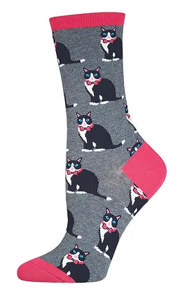 Socksmith Ladies | Tuxedo Cats