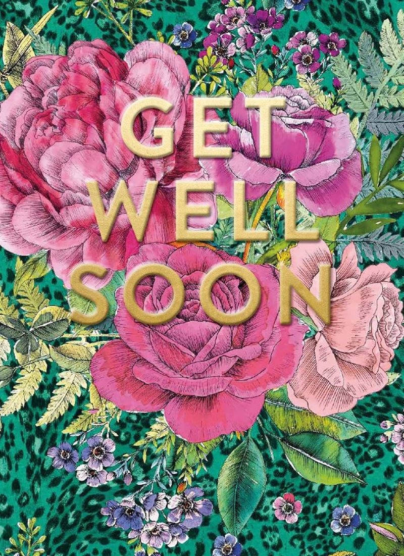 Museums & Galleries - Get Well Soon Leopard Rose - Get Well Card