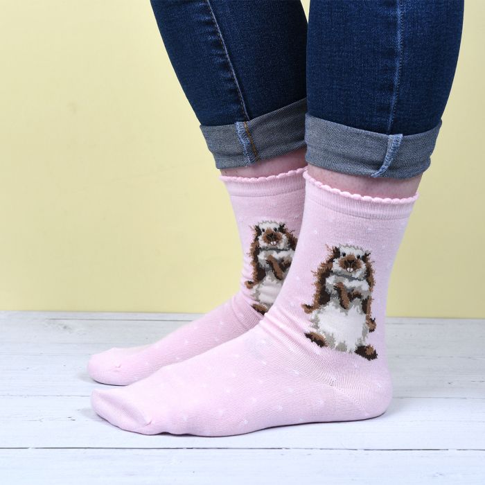 Wrendale 'Earisistible' rabbit socks