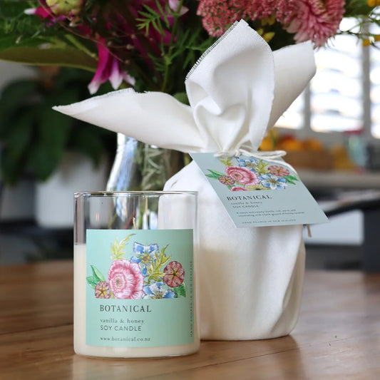 Botanical Vanilla + Honey Soy Candle