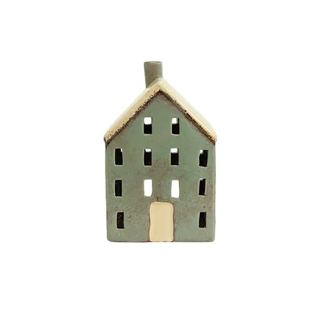 Chalet Tea Light House | Blue
