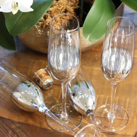 Starry Sky Champagne Flute