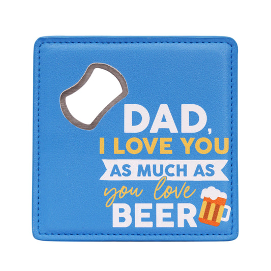 Father's Day Bottle Opener Coaster