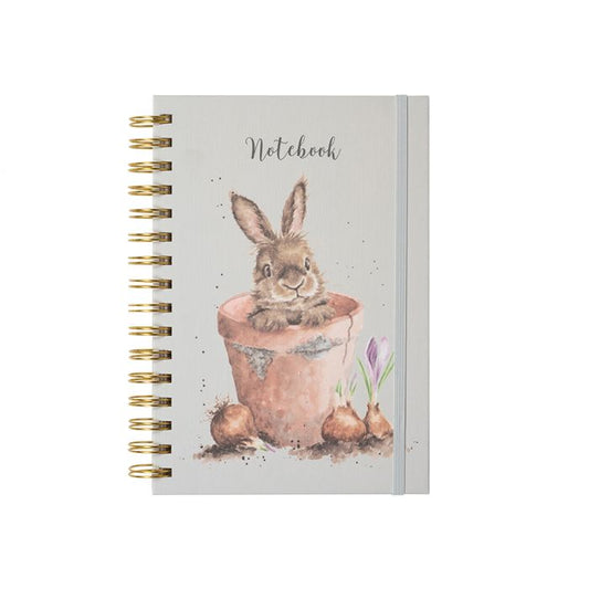 Wrendale 'The Flower Pot' rabbit notebook