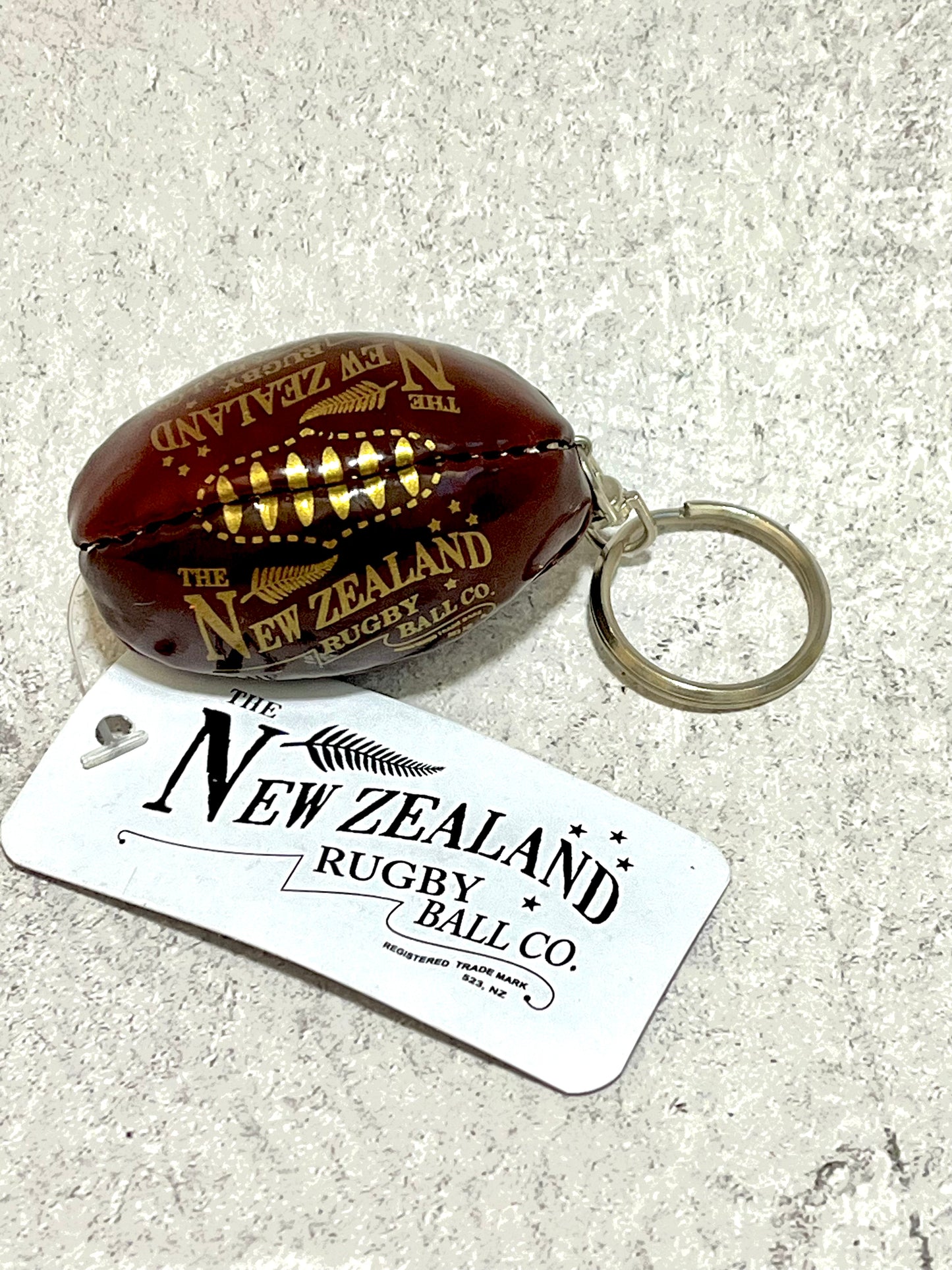 Rugby Ball Keyring