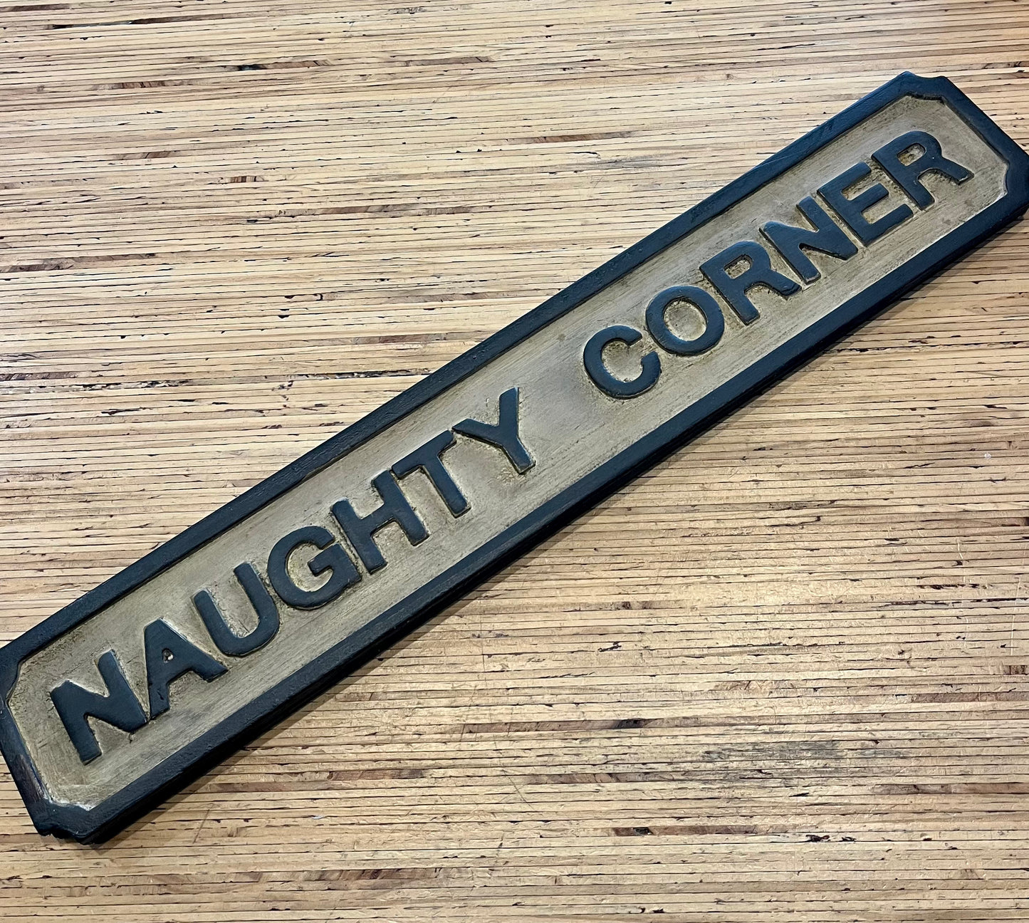 Naughty Corner- Small Wooden Sign