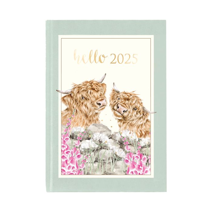 Highland Cow Diary Planner 2025