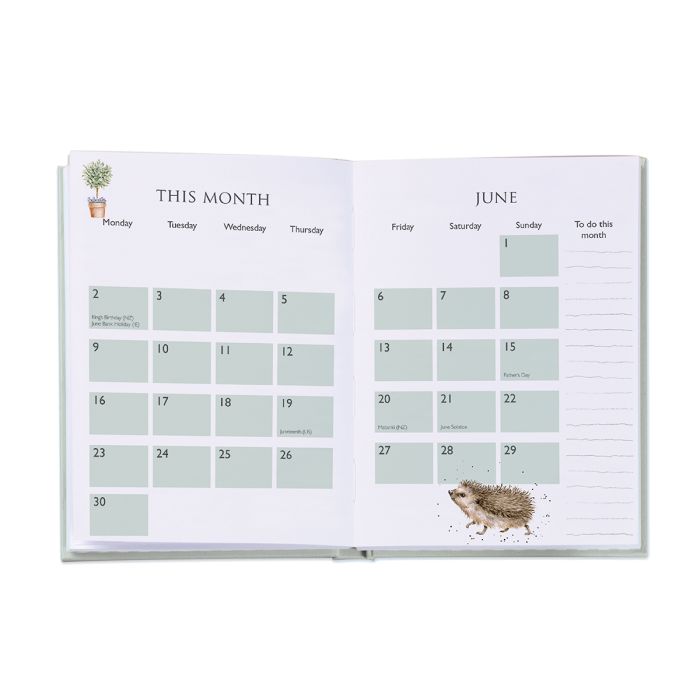 Highland Cow Diary Planner 2025