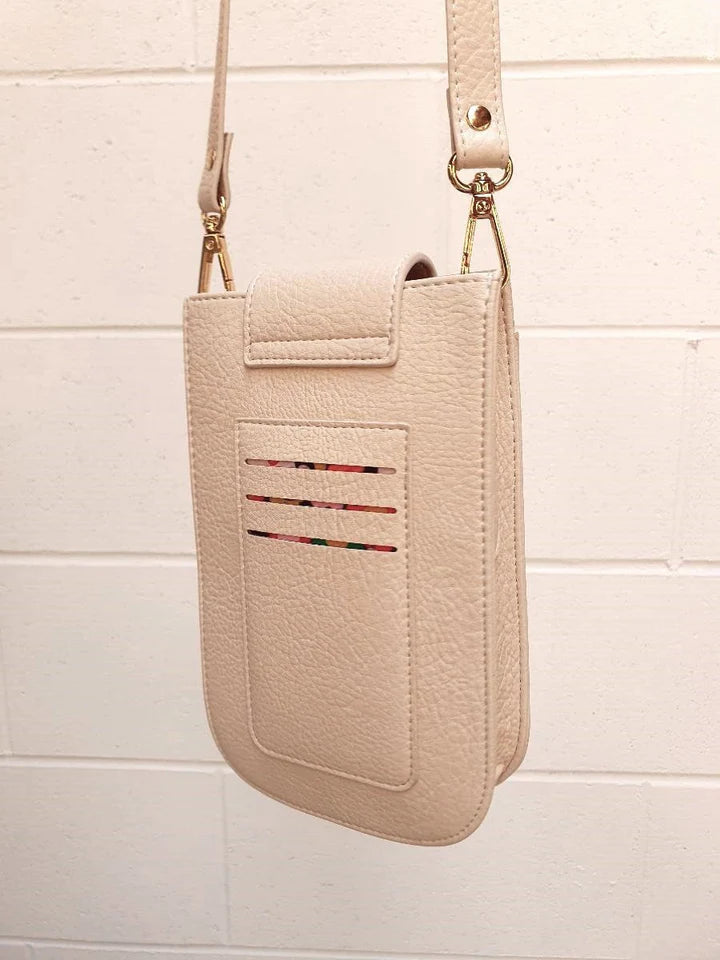Hello Friday Lexi Phone Bag - Cream