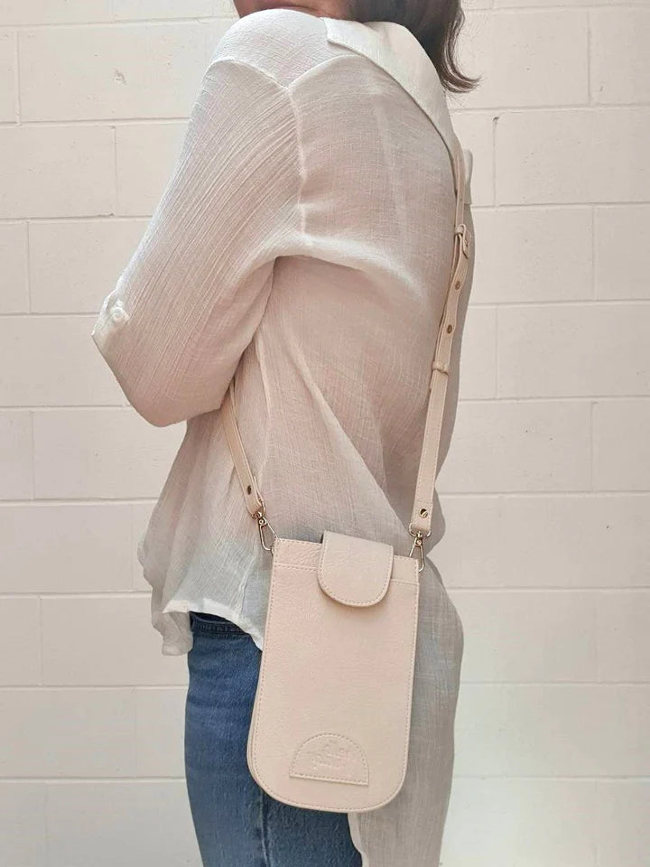Hello Friday Lexi Phone Bag - Cream