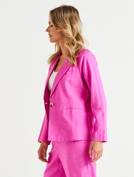 Betty Basics | Lisset Blazer Azalea