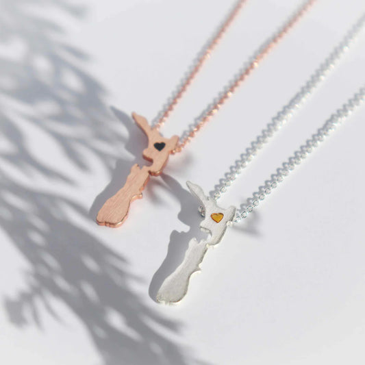 Little Taonga | NZ Map Necklace