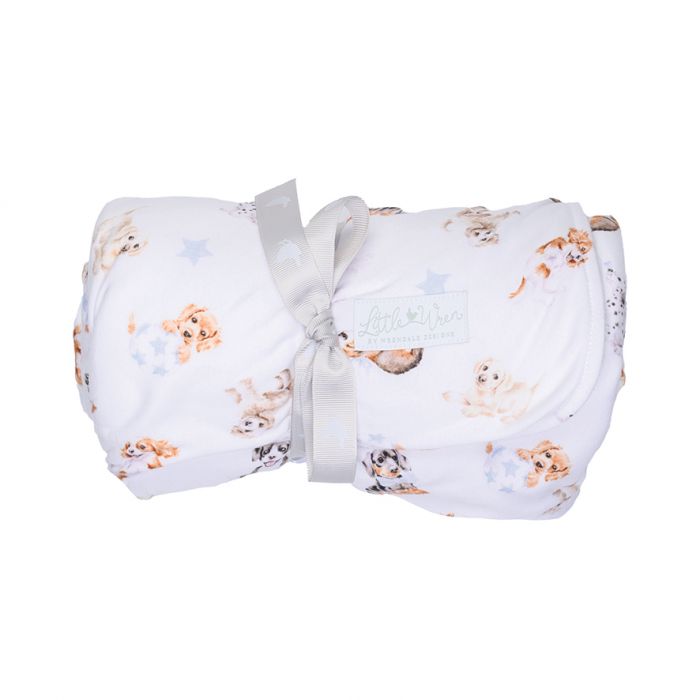 Wrendale 'Little Paws' Dog Baby Blanket