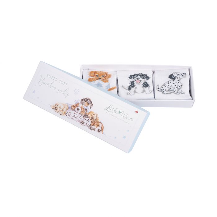 Wrendale 'Little Paws' Dog Baby Socks
