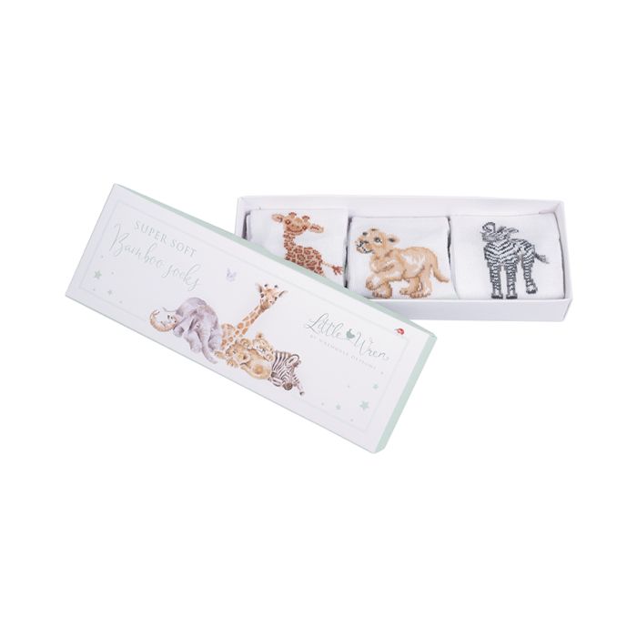 Wrendale Little Savannah African Animal Baby Socks