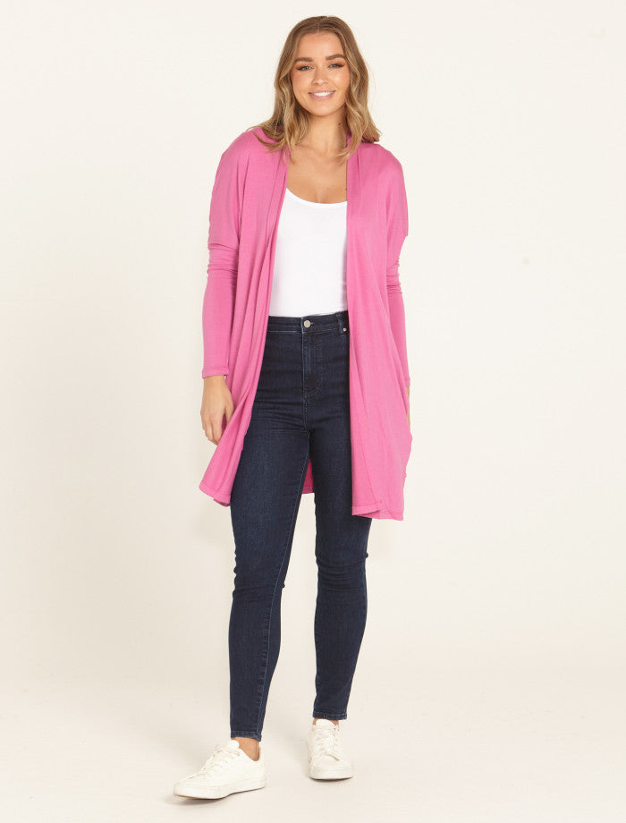 Margot Cardigan - Winter Pink