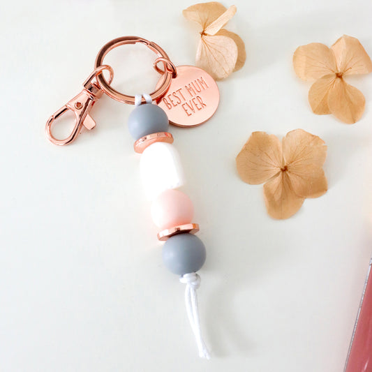 Best Mum Silicone Keyring