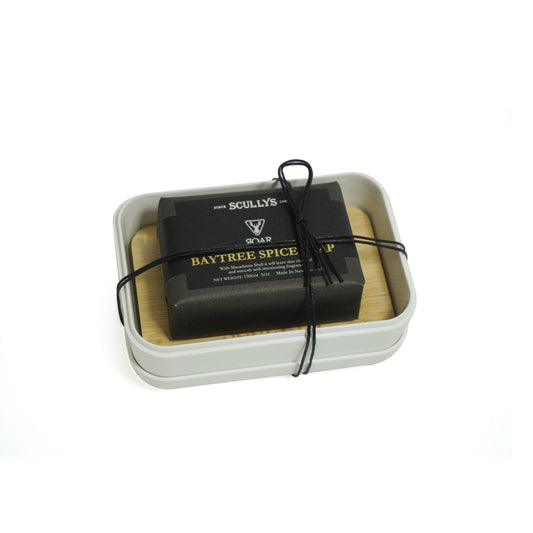 Men’s Bay Tree Spice Soap & Dish Set