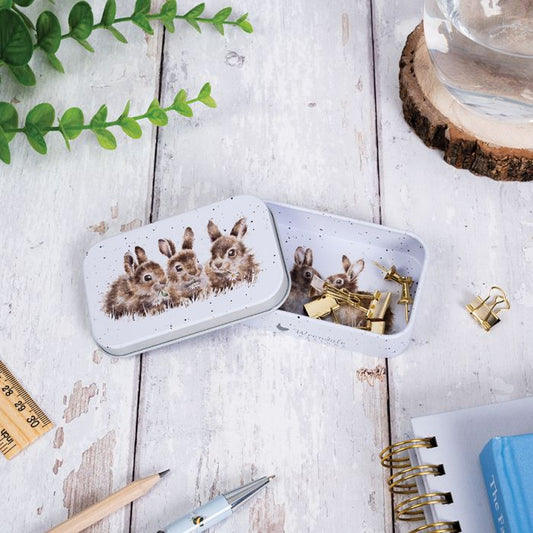 Wrendale 'Daisy Chain' Rabbit Mini Gift Tin