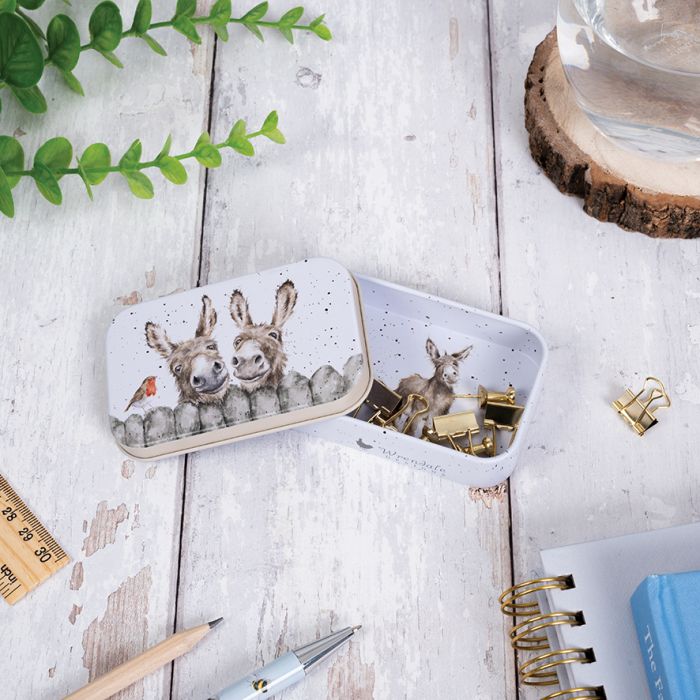 Wrendale 'Hee Haw' Donkey Mini Gift Tin