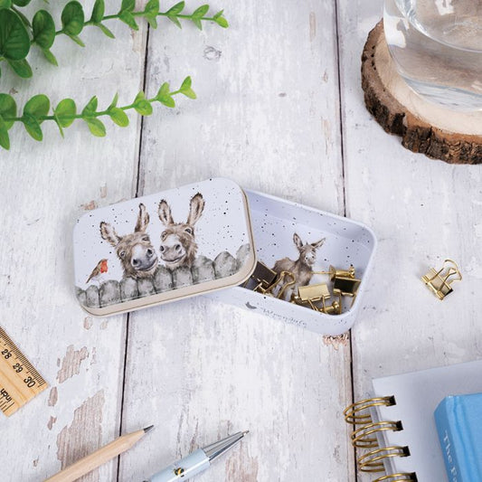 Wrendale 'Hee Haw' Donkey Mini Gift Tin