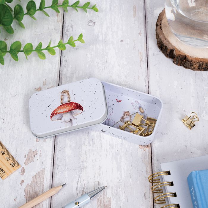 Wrendale 'He's a Fun-Gi' Mouse Mini Gift Tin