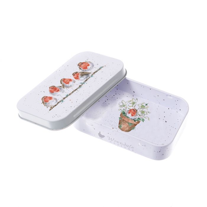 Wrendale 'Jolly Robin' Robin Mini Gift Tin