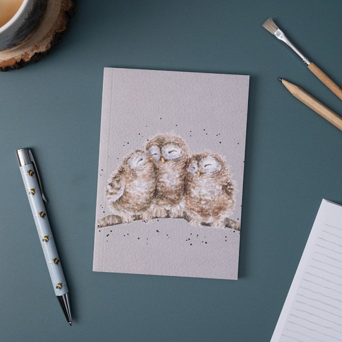'Owlets' Owl A6 Notebook