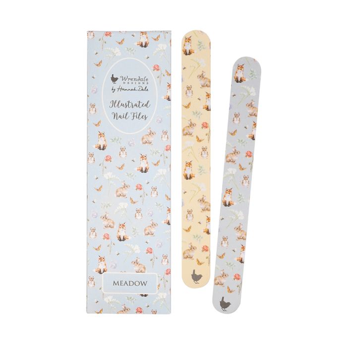 Wrendale 'Meadow' Rabbit and Fox Nail File Set