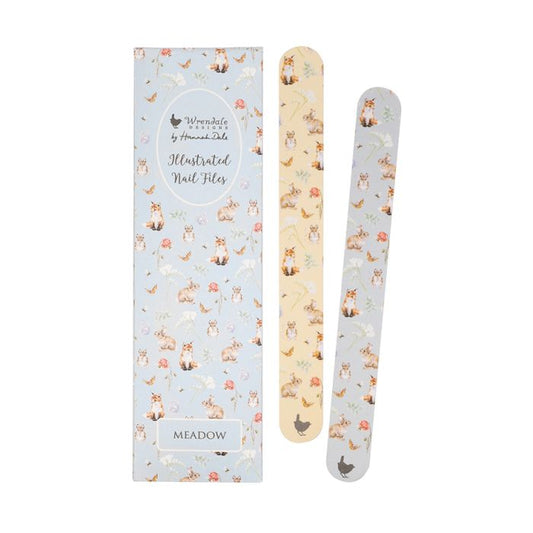 Wrendale 'Meadow' Rabbit and Fox Nail File Set