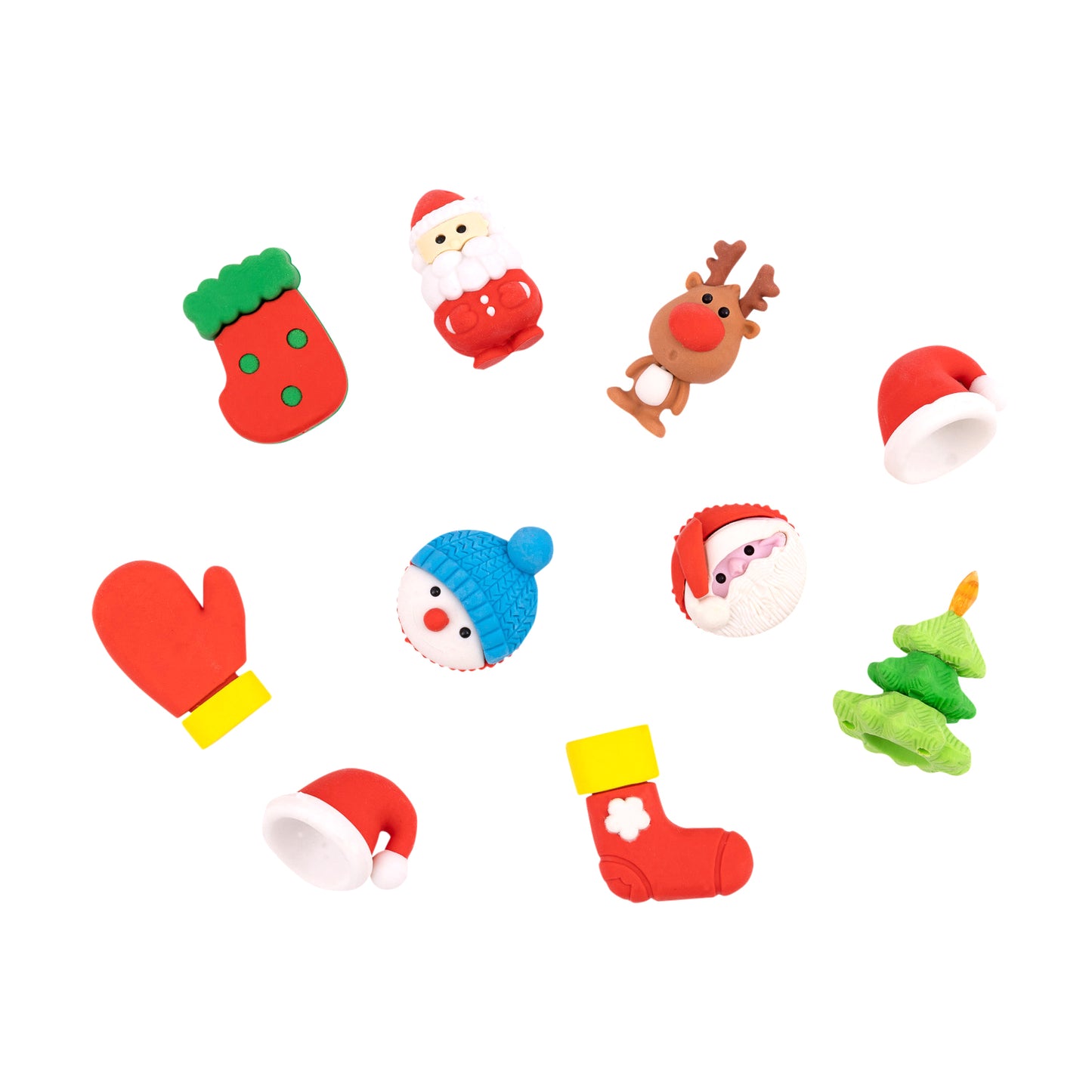 Out Of The Blue Christmas Erasers