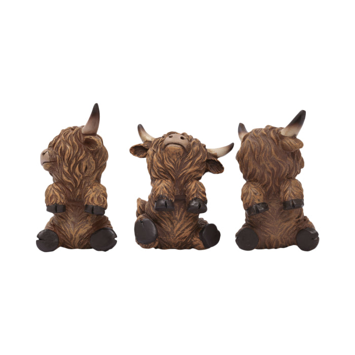 Saddle & Bloom Highland Cow Pot Hangers