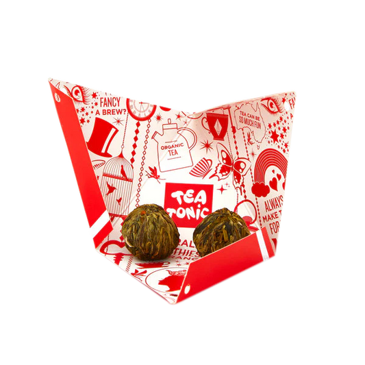 TT RED DRAGON TEA BALLS ORANGE - 2 PER BOX